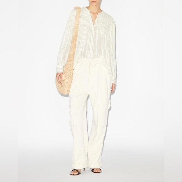 NWT Isabel Marant Etoile PLALIA TOP - Size 36 - 100% Cotton - Picture 4 of 16